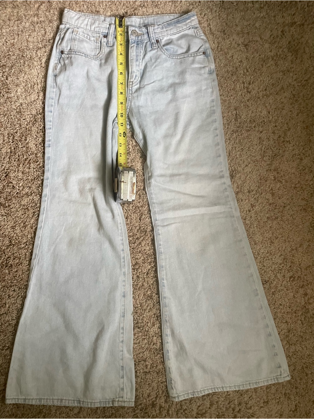 Light Wash Women’s Jeans - wide leg baggy flare